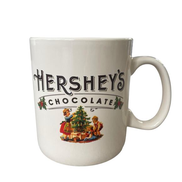 VTG HERSHEY'S Chocolate Oversized CHRISTMAS Jumbo Coffee Hot Chocolate MUG 18oz - Picture 9 of 15